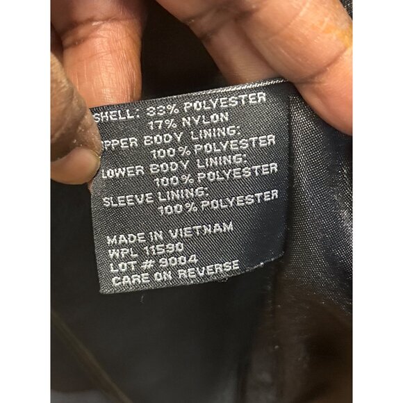 Weatherproof Black Full-Zip Jacket With Zipper Pockets & High Collarxl - Picture 11 of 13